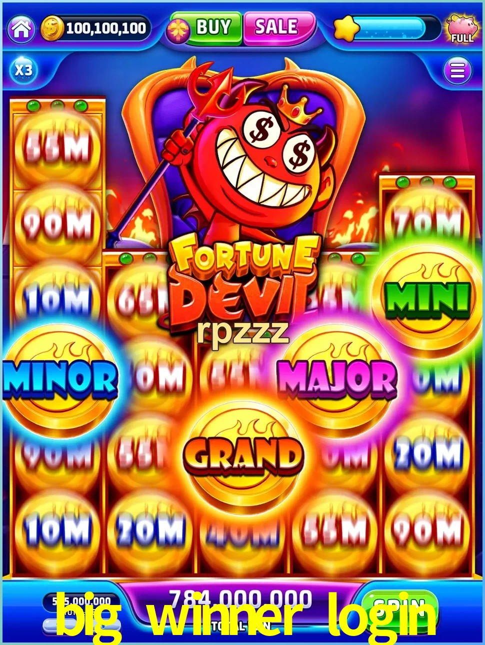 big winner login — galeri tampilan Resmi APK